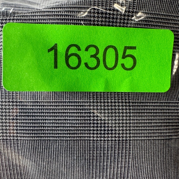 Sondergaard‎ Copenhagen Men's Gray Striped Plaid Slim Fit Dress Pants Size 38x30 - Picture 15 of 15